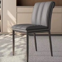 将图片加载到图库查看器,Horacio Saddle Leather Cushion Dining Chair