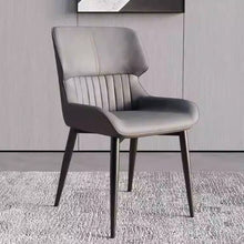 将图片加载到图库查看器,Colby Luxury Backrest PU Leather Dining Chair