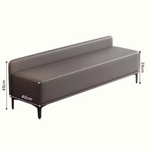 Muatkan imej ke dalam penonton Galeri, Arias Shoe Wearing PU Leather Bench