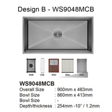 Load image into Gallery viewer, LEVANZO Washstation Minicomb Sink