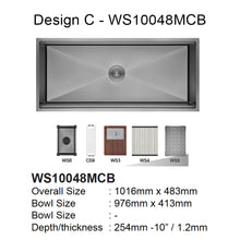 Load image into Gallery viewer, LEVANZO Washstation Minicomb Sink