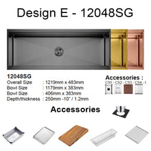 Load image into Gallery viewer, LEVANZO Workstation Sink 26 34 40 48