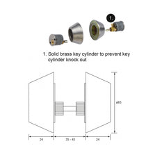 将图片加载到图库查看器,LOCGUARD Keyless Deadbolt GD102 Series