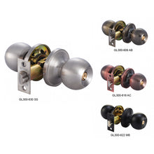 Muatkan imej ke dalam penonton Galeri, LOCGUARD Tubular Knobset GL300 Series