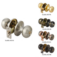 Muatkan imej ke dalam penonton Galeri, LOCGUARD Tubular Knobset GL400L Series