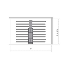 Muatkan imej ke dalam penonton Galeri, MIRAI Two Column Top Mounted Pants Rack