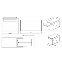 Muatkan imej ke dalam penonton Galeri, MIRAI Island Side Expandable Table