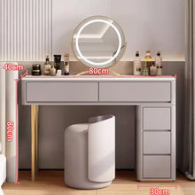 Muatkan imej ke dalam penonton Galeri, Mcbride Dressing Table Set With Side Cabinet 0.8m to 1.2m