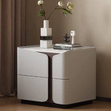 将图片加载到图库查看器,Karyn Italian Design PU Leather Beside Table