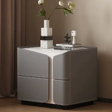将图片加载到图库查看器,Karyn Italian Design PU Leather Beside Table