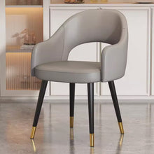 将图片加载到图库查看器,Rubio Italian Design Black Gold Leg Dining Chair