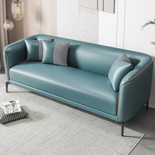 将图片加载到图库查看器,Beate PU Leather Minimalist Curve Edge Sofa