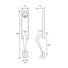 将图片加载到图库查看器,SCHLAGE FA SERIES Handleset / Gripset - Kent