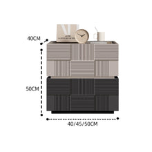 Muatkan imej ke dalam penonton Galeri, Lucille Box Weave Wooden Bedside Table