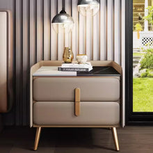 Muatkan imej ke dalam penonton Galeri, Louie Slate Top Modern Bedside Table