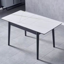 Muatkan imej ke dalam penonton Galeri, Cotton Italian Design Extendable Dining Table 1.1m to 1.4m