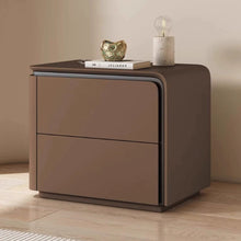 Load image into Gallery viewer, Rangel Side Curve Wood Bedside Table