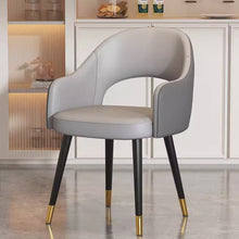 将图片加载到图库查看器,Rubio Italian Design Black Gold Leg Dining Chair