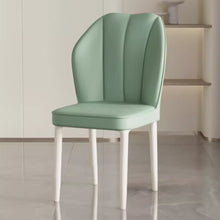 Muatkan imej ke dalam penonton Galeri, Kyan Designer Backrest Cream Leg Dining Chair