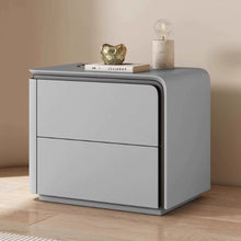 Load image into Gallery viewer, Rangel Side Curve Wood Bedside Table