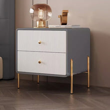Muatkan imej ke dalam penonton Galeri, Stein PU Leather Side Modern Bedside Table