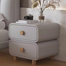 Muatkan imej ke dalam penonton Galeri, Ortiz Minimalist Double Layered PU Bedside Table
