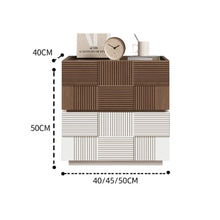 Muatkan imej ke dalam penonton Galeri, Lucille Box Weave Wooden Bedside Table