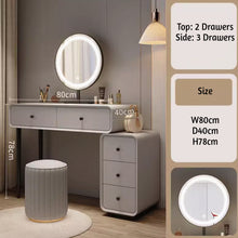 Muatkan imej ke dalam penonton Galeri, Stephanie Sleek Design Dressing Table Set 0.5m to 1m