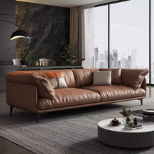 Muatkan imej ke dalam penonton Galeri, Adriano PU Leather Cushion Arm Sofa