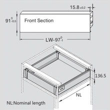 Muatkan imej ke dalam penonton Galeri, DTC M2 Dragon Box Medium Inner Standard Drawer