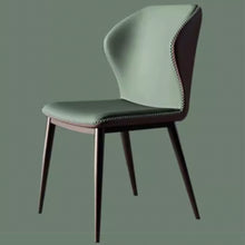Muatkan imej ke dalam penonton Galeri, Vinny Back Posture PU Leather Dining Chair