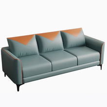 Muatkan imej ke dalam penonton Galeri, Melendez Pet Friendly PU Leather Triangle Design Sofa