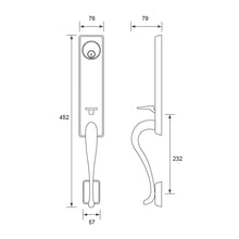 将图片加载到图库查看器,SCHLAGE FA SERIES Handleset / Gripset - Monaco