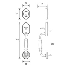 将图片加载到图库查看器,SCHLAGE FA SERIES Handleset / Gripset - Monticello