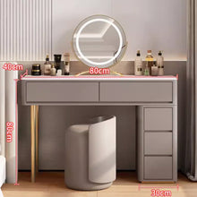 Muatkan imej ke dalam penonton Galeri, Mcbride Dressing Table Set With Side Cabinet 0.8m to 1.2m
