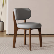 Muatkan imej ke dalam penonton Galeri, Hilton Short PU Leather Fabric Dining Chair