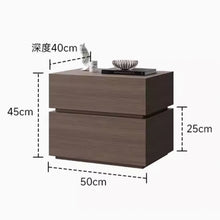 Muatkan imej ke dalam penonton Galeri, Knox Designer Dual Color Wood Bedside Table