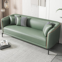 将图片加载到图库查看器,Beate PU Leather Minimalist Curve Edge Sofa