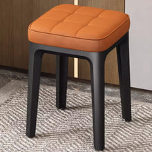 Muatkan imej ke dalam penonton Galeri, Ellena PU Leather Cushion Stackable Stool