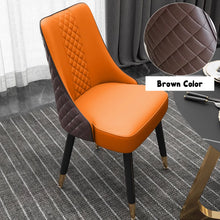 Muatkan imej ke dalam penonton Galeri, Chaim PU Leather High Back Rest Dining Chair