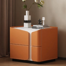 将图片加载到图库查看器,Karyn Italian Design PU Leather Beside Table