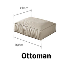 将图片加载到图库查看器,Hoffman Full Leather Italian Style Modern Sofa