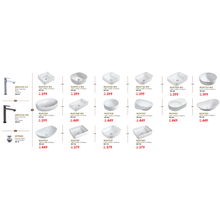 Load image into Gallery viewer, MOCHA Bathroom Basin + Sink Tap [Package)