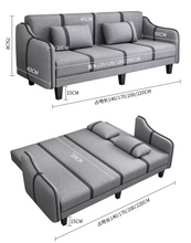 将图片加载到图库查看器,Becker Arm Rest Sofa Bed with Pillow