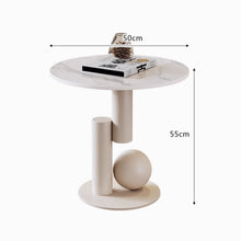 Muatkan imej ke dalam penonton Galeri, Leblanc Oval Designer Storage Coffee Table