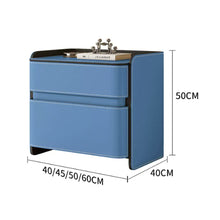 Muatkan imej ke dalam penonton Galeri, Hilario Soft Padding Leather Standalone Bedside Table