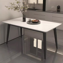将图片加载到图库查看器,Hale Matte Slate Black Legs Dining Table 1.2m to 1.6m