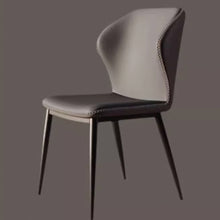 Muatkan imej ke dalam penonton Galeri, Vinny Back Posture PU Leather Dining Chair