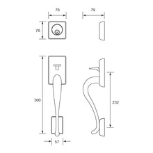 将图片加载到图库查看器,SCHLAGE FA SERIES Handleset / Gripset - Sutton