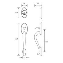 将图片加载到图库查看器,SCHLAGE FA SERIES Handleset / Gripset - Wakefield